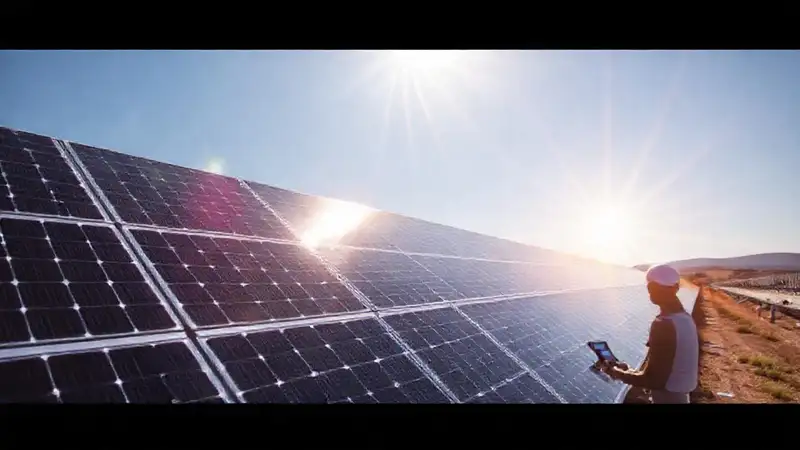 Técnicos analizan datos solares modernos