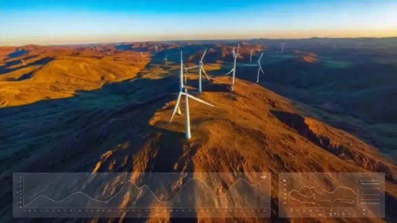 Turbinas remotas analizan el atardecer