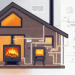 Una ilustración arquitectónica moderna