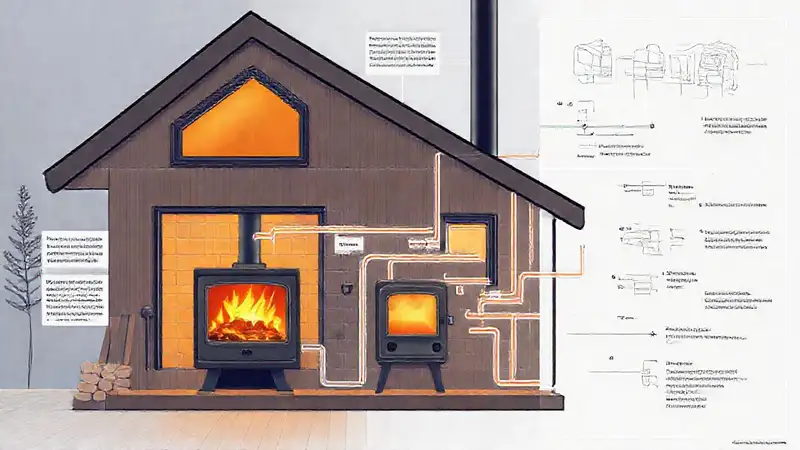 Una ilustración arquitectónica moderna