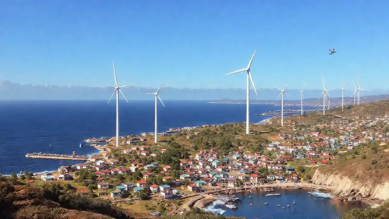 Turbinas eólicas atraen turismo y vida silvestre