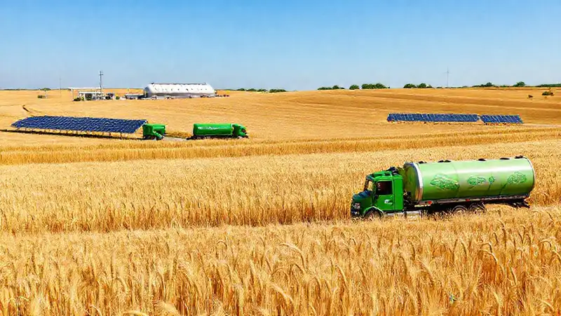 Agricultura sostenible con tecnología moderna