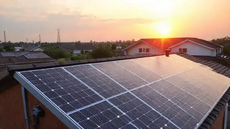 Paneles solares proveen energía limpia y feliz