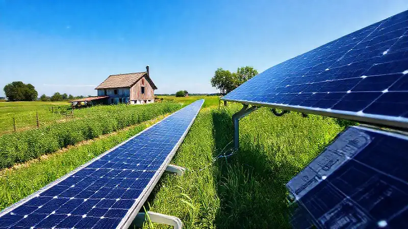 Paneles solares rurales evocan esperanza y eficiencia