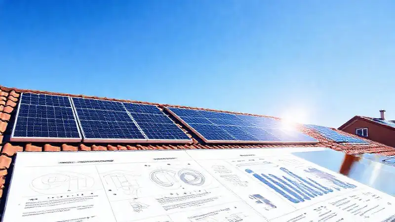 Paneles solares iluminan techos europeos modernos
