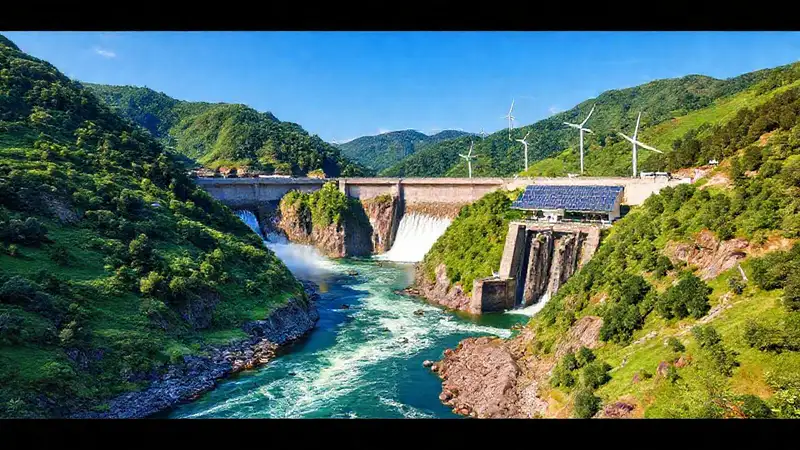 Preserva la energía en un valle verde