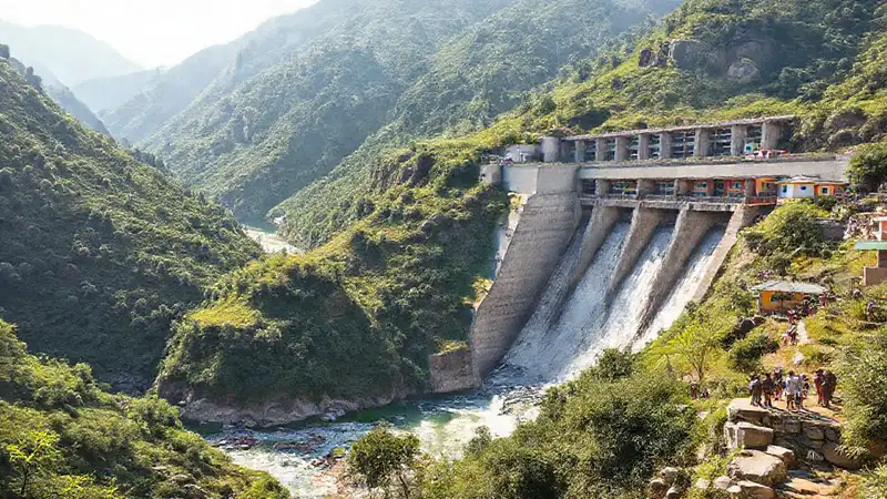 Valle verde sostenible y comunidad próspera