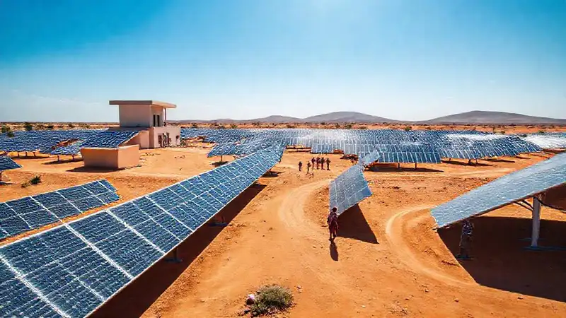 Paneles solares africanos iluminan un futuro esperanzador
