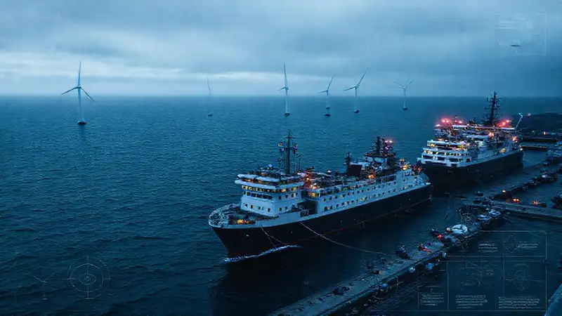 El puerto, mar y viento son seguros