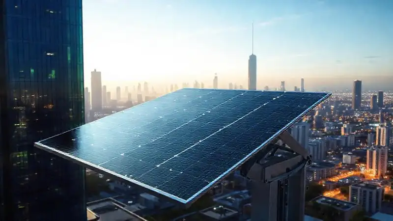 Paneles solares transparentes iluminan la ciudad