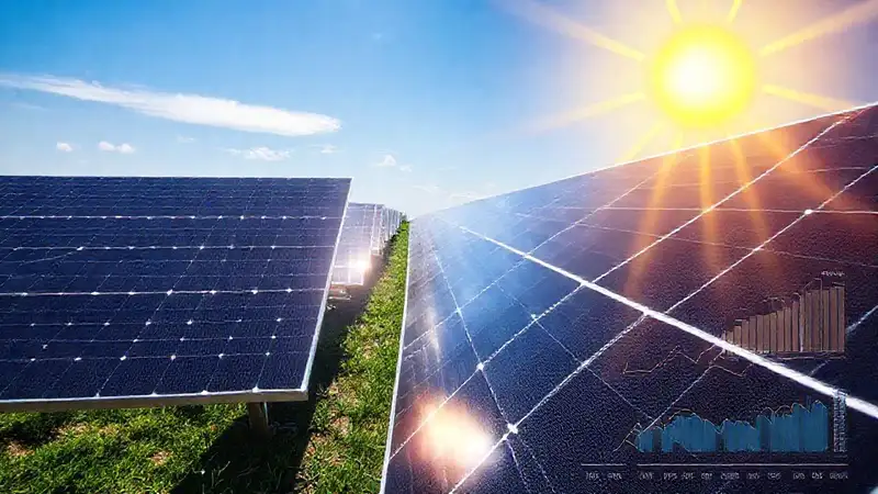 Paneles solares miden la energía solar