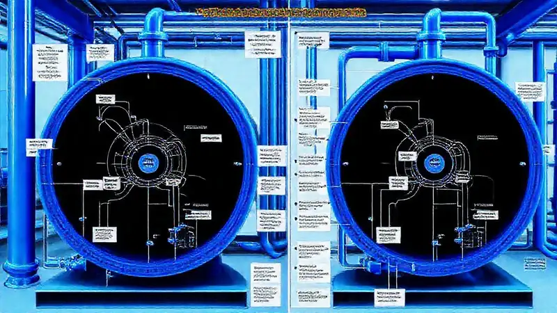 Reactor biológico anaeróbico: diagrama técnico informativo