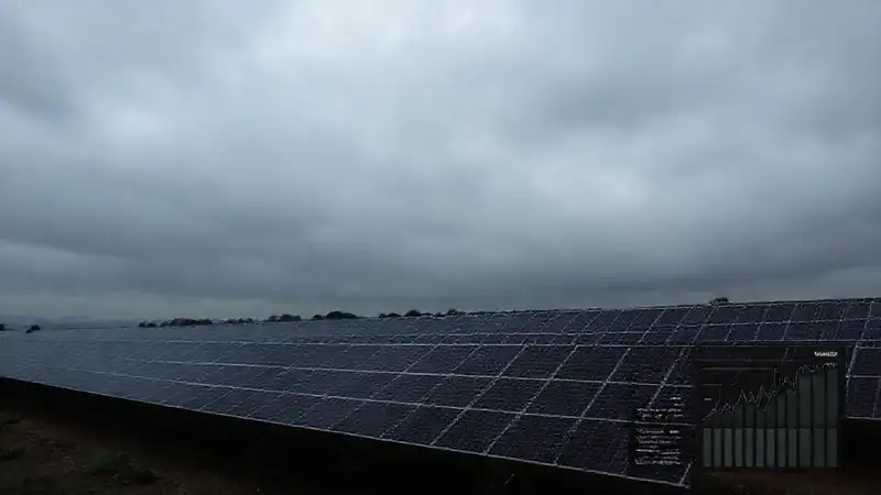 Paneles solares analizan datos en gris