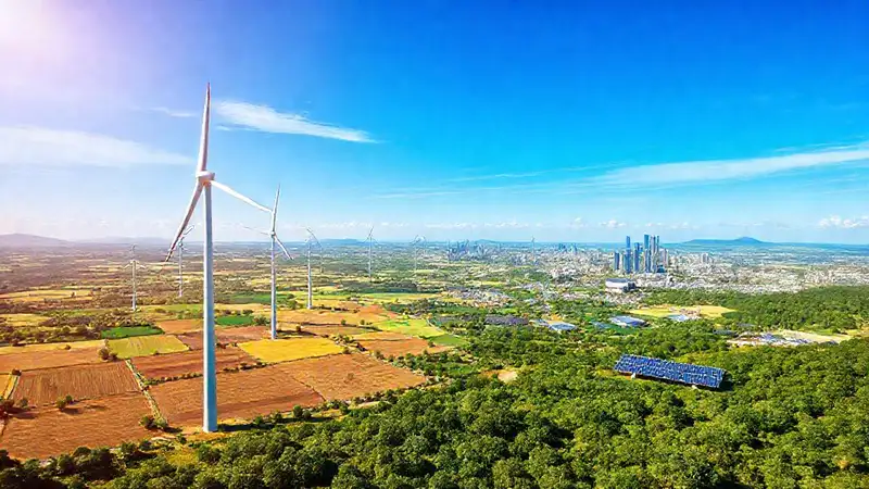 Energía sostenible impulsa un futuro moderno