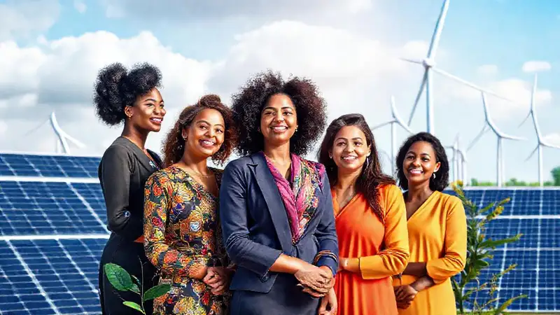 Energías renovables impulsan el crecimiento femenino