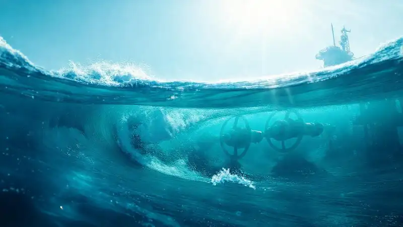 Un puerto futurista aprovecha las olas