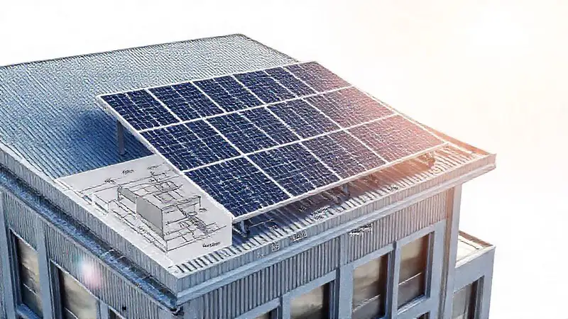 Paneles solares optimizan fachadas arquitectónicas modernas