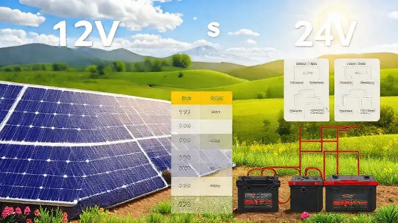 Paneles solares: comparación voltaje y conexiones
