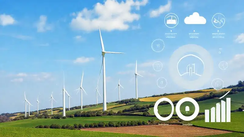 Turbinas eólicas representan energía limpia y esperanza