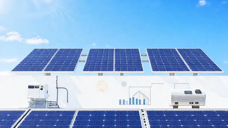 Paneles solares modernos capturan energía del sol