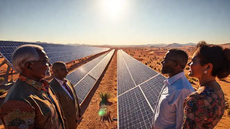 Paneles solares africanos promueven un futuro brillante
