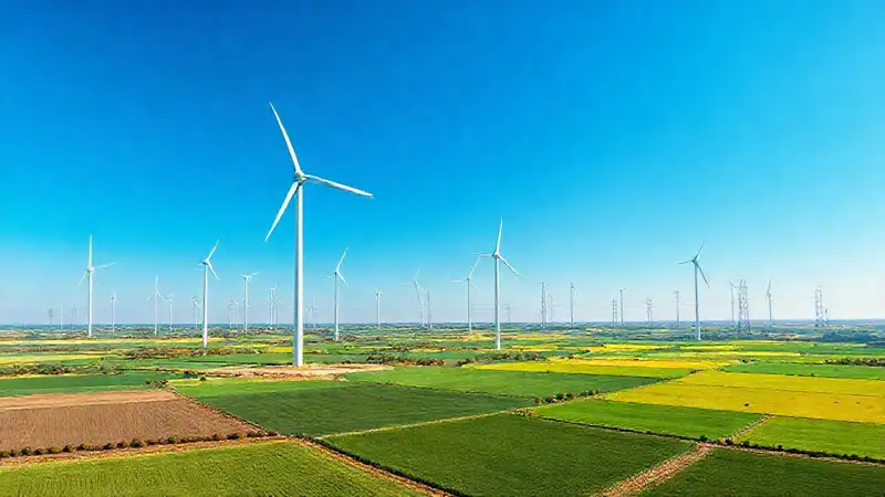 Turbinas eólicas generan energía limpia visualmente