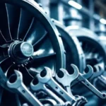 Detalles técnicos de turbinas industriales
