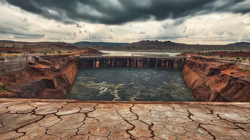 La sequía amenaza infraestructuras africanas inundadas