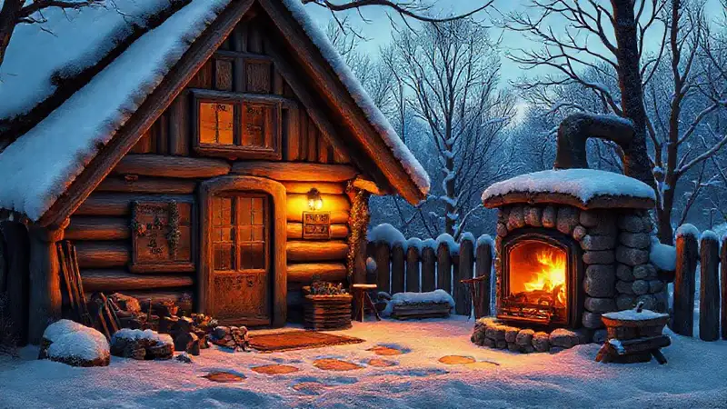 Cabaña invernal acogedora con precio realista